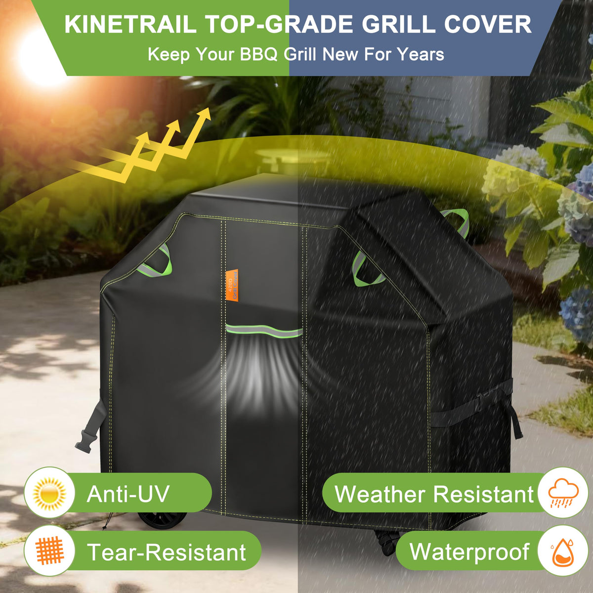 Kinetrail air vents demonstrate breathability and moisture control.