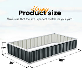 KING BIRD outdoor planter simplifies setup and increases loading capacity without tools.