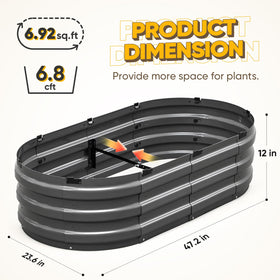 King Bird open-bottom bed promotes root airflow and drainage.