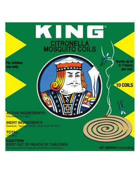 King Mosquito Coils packaging-eco friendly design supports convenient storage.