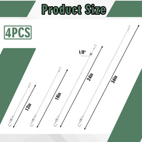 Kingdder 18-inch bird feeder hanger on a branch for flexible placement.