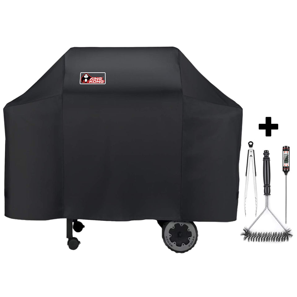 Kingkong grill cover for Weber Spirit 200-300 series protects against weather.
