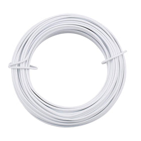 KINGLAKE 2mm garden wire close-up, durable plastic coating for plant training.