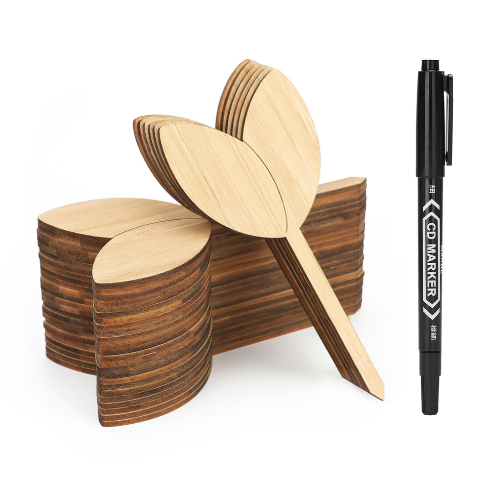 Kinglake Garden bamboo label 4-7 inch marks plants clearly for easy garden organization.