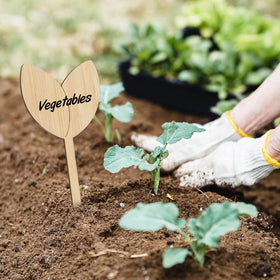 Kinglake Garden reusable bamboo tags reduce waste and re-label each season.
