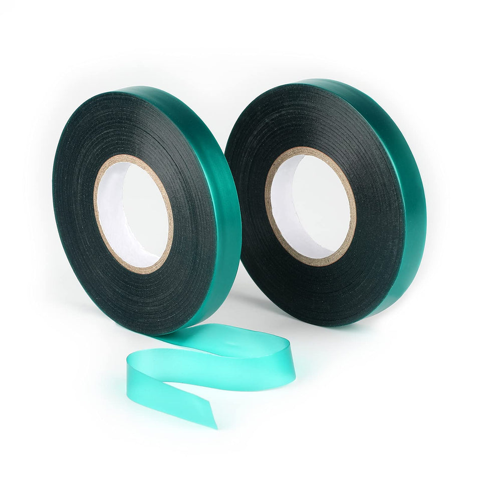 Kinglake Garden Stretch Tie Tape Roll packaging with two green rolls, ideal for gardening prep