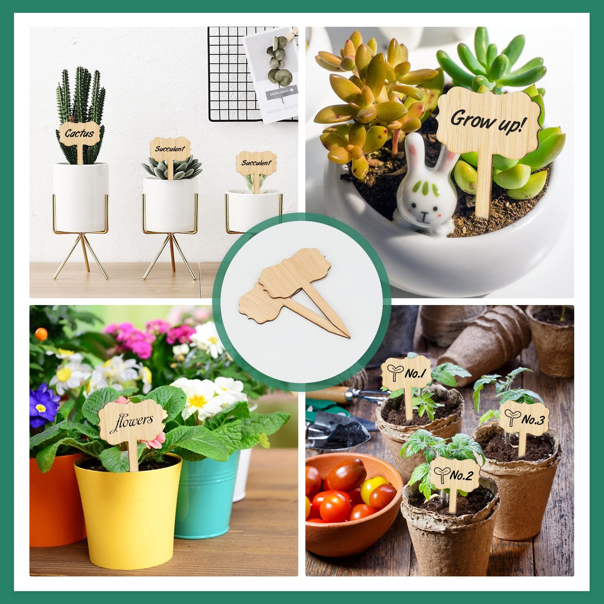 Kinglake garden markers help organize vegetables, fruits, and ornamentals