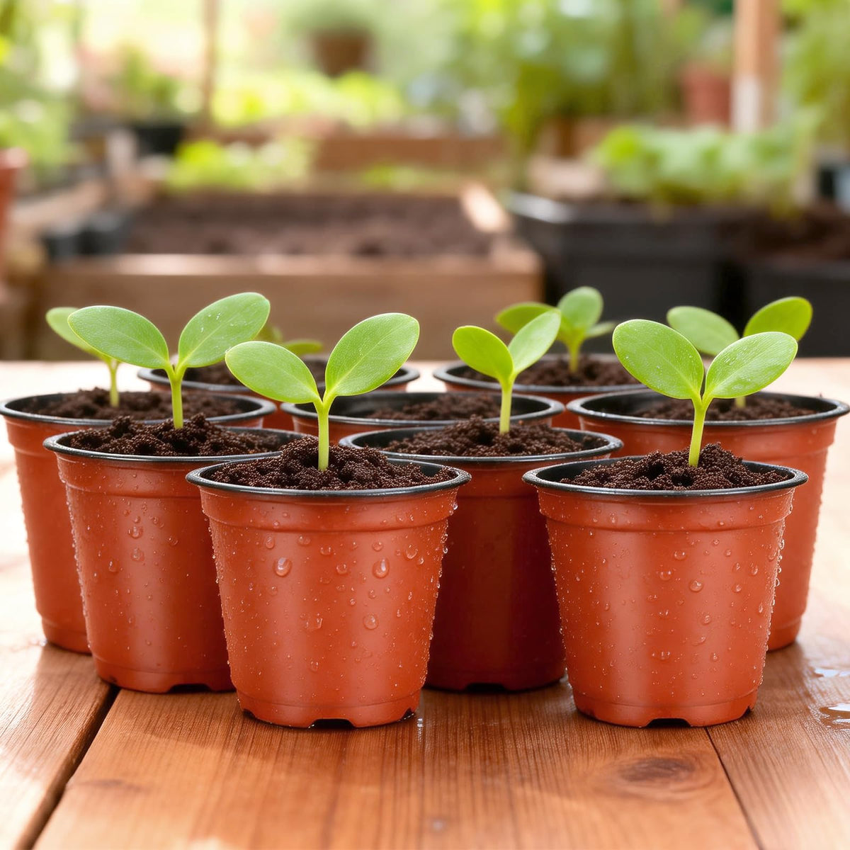 Kinglake nursery pot with drainage holes promoting soil ventilation and healthy roots.