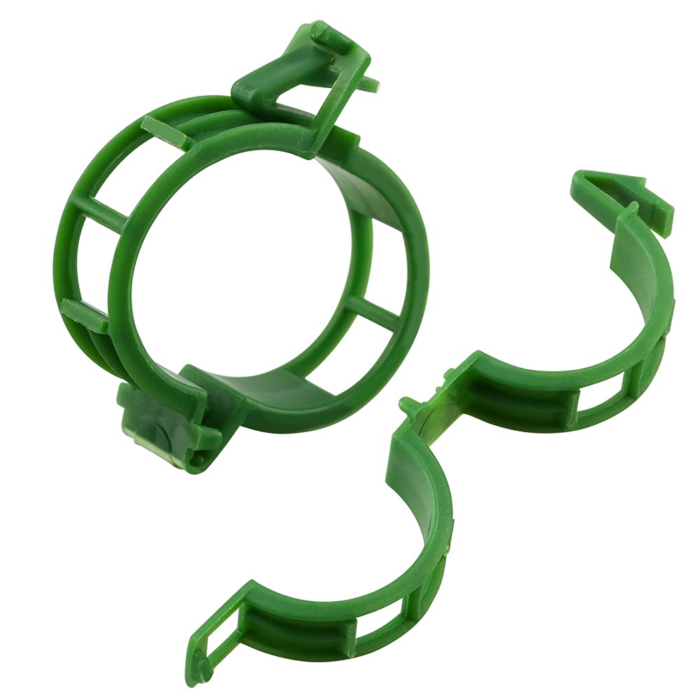 KINGLAKE plant support clips closeup showing secure stem grip.