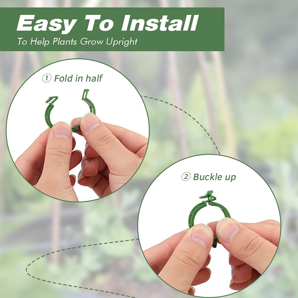 KINGLAKE plant support clips packaging ready for garden use.