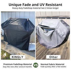KINGLY padded handles for easy on/off and repositioning