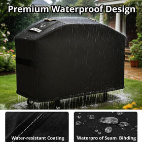 Kingly griddle cover air vent promotes moisture escape