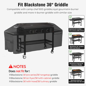 KINGLY compatible with four-burner griddles for versatile protection