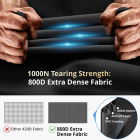Kingly griddle cover UV fade-resistant finish preserves color
