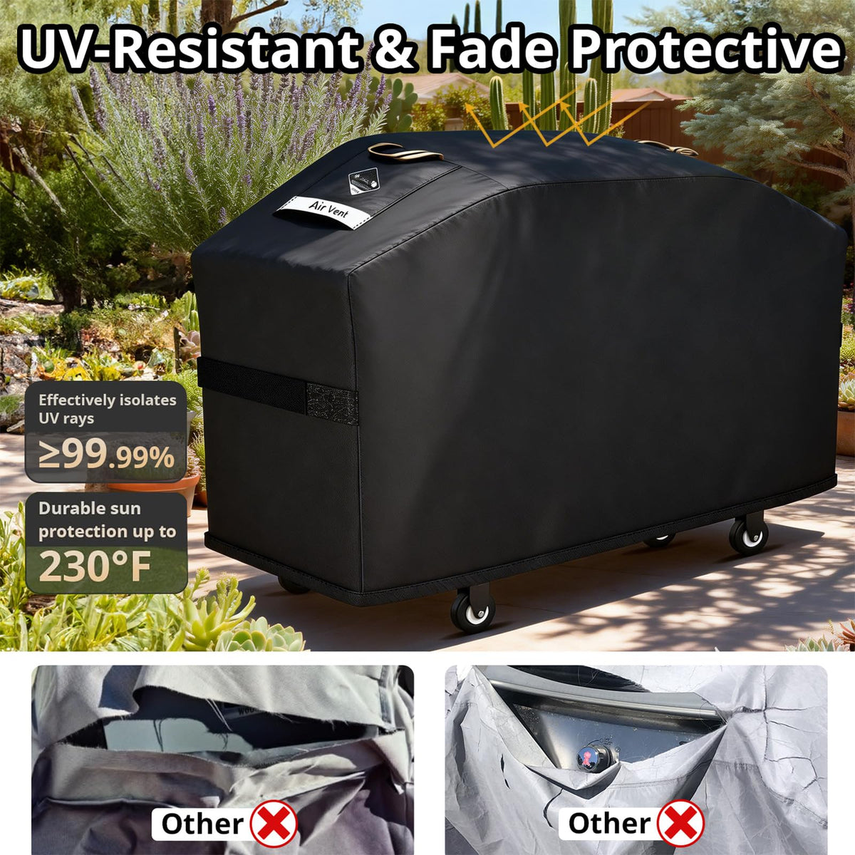 KINGLY UV fade-resistant coating preserves finish under sun exposure