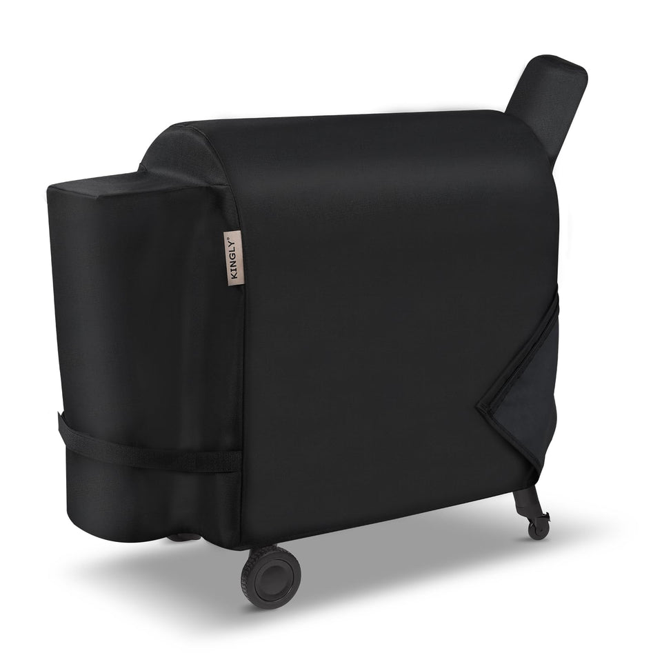 KINGLY pellet grill cover for Pro 34 provides precise dimension protection and year-round readiness.