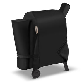 KINGLY pellet grill cover for Traeger Pro 22 shields from rain and sun with a snug fit.