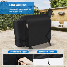 KINGLY waterproof sealed seams keep your grill dry after rain.