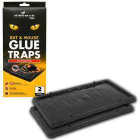 Kingman Prime large glue trap with connectors showing expanded surface for more catches.