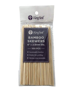 KingSeal bamboo skewers for grilling and kebabs