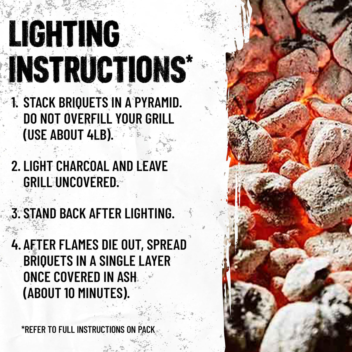 USA-made Kingsford charcoal briquettes using North American ingredients