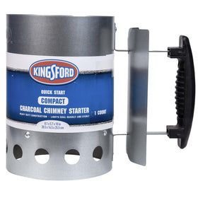 Kingsford Compact Starter front view shows compact design for small grills and fast lighting.