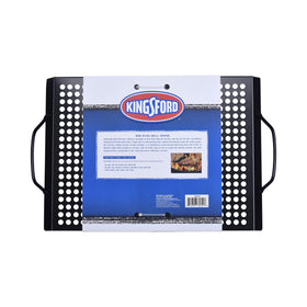 Kingsford front-edge design enables easier spatula access and clean transfers.