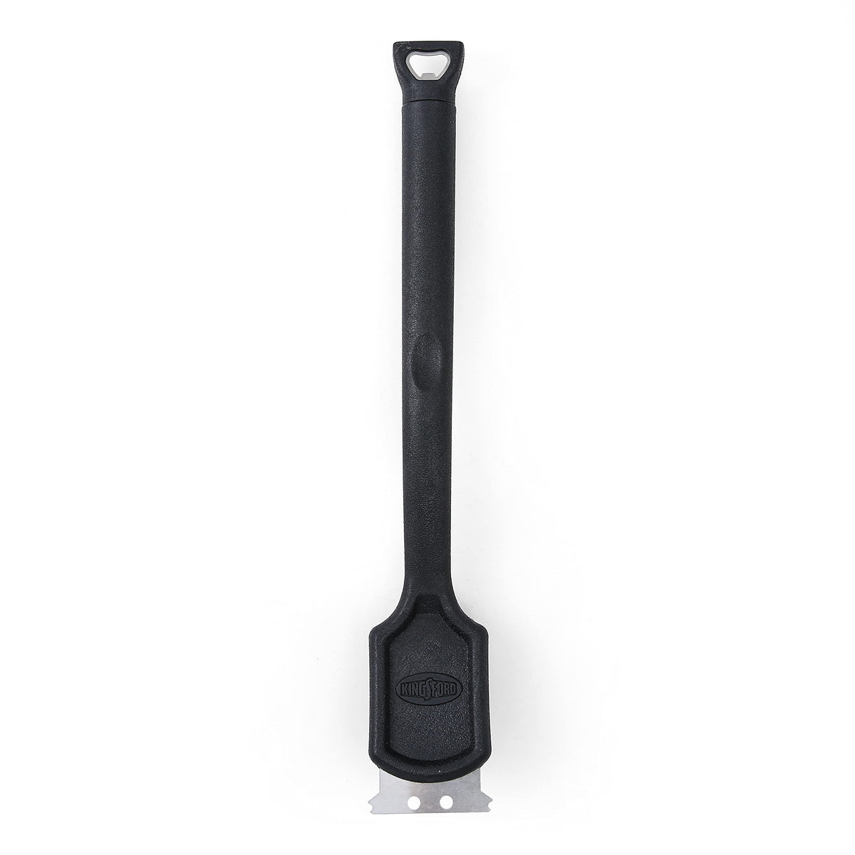 Kingsford 17-inch reach brush includes bottle opener for convenience