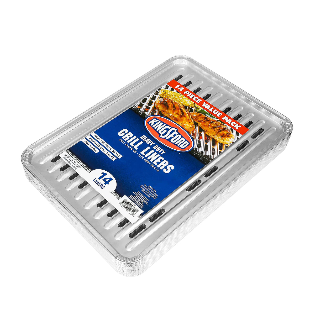 Kingsford grill liner fits most grills and simplifies cleanup after outdoor cooking.