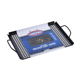 Kingsford heavy-duty carbon steel design withstands repeated outdoor grilling.