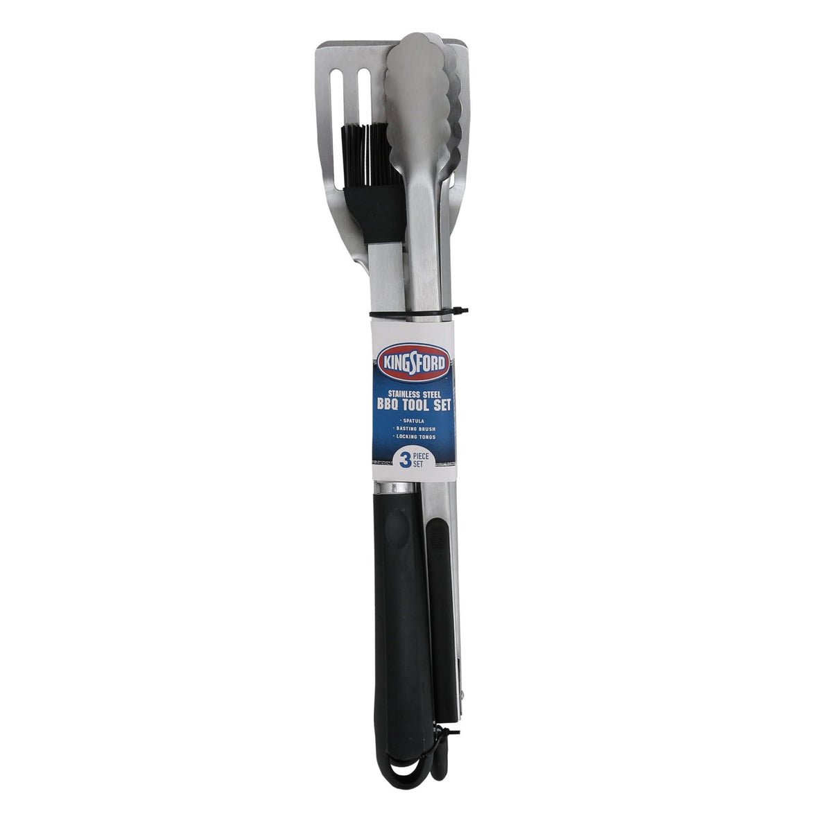 Kingsford tongs with non-slip grips for secure handling while grilling