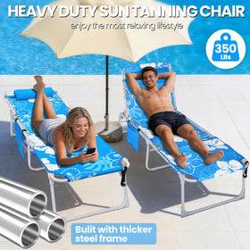 KingSom 6-position recliner shows reclining and flat options