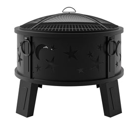 Kingson side air vents boost airflow for brighter flames.