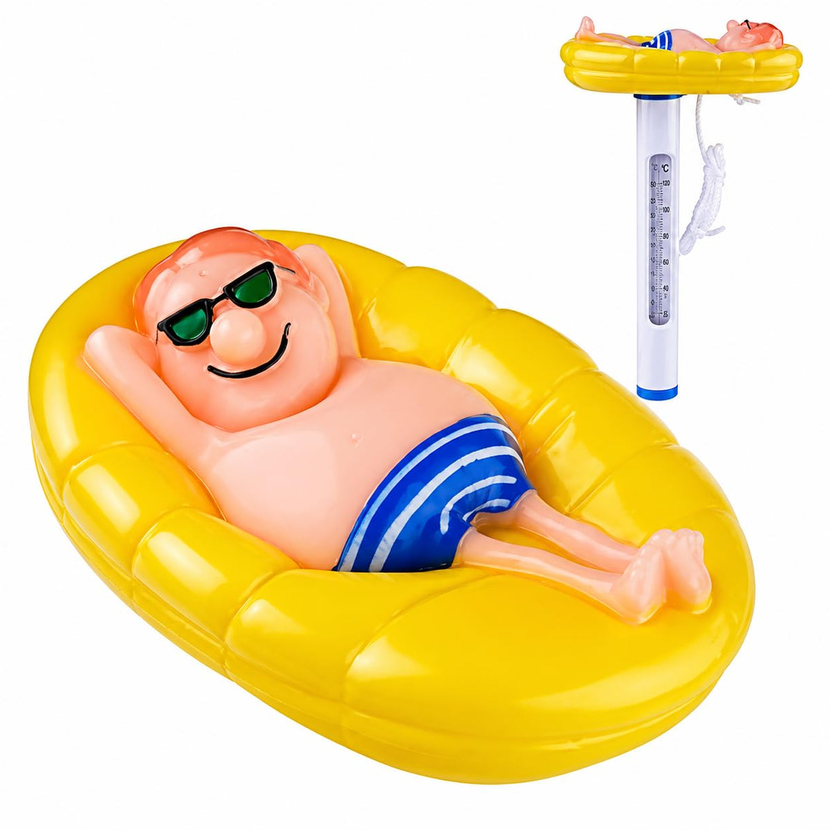 Kingsource pool thermometer large floating for quick water temp readings