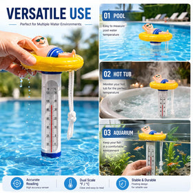 Kingsource thermometer suited for spa, hot tub, aquarium and pond use