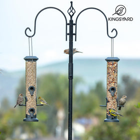Kingsyard 2-pack attract birds from a hanging view, ideal for backyard observation