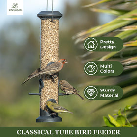 Weatherproof Kingsyard feeders with steel hanger for year-round use