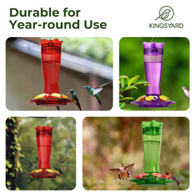 Kingsyard 360-degree perch invites hummingbirds to feed comfortably.