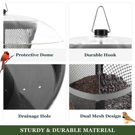 Kingsyard bottom drainage tray prevents soggy seeds and waste
