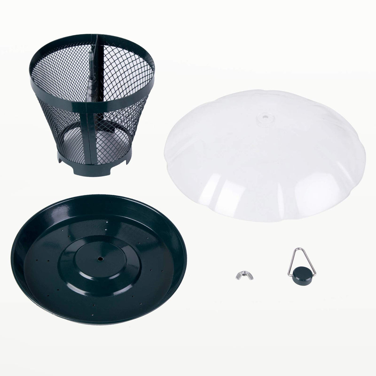 Kingsyard weatherproof dome shields seeds in all seasons.