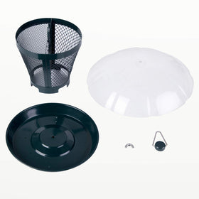 Kingsyard weatherproof dome shields seeds in all seasons.