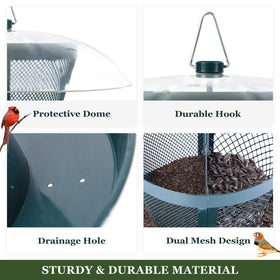 Kingsyard rust-proof finish keeps the feeder looking good in rain and sun.