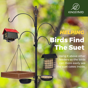 Kingsyard durable construction supports year-round outdoor feeding and reliable bird visits