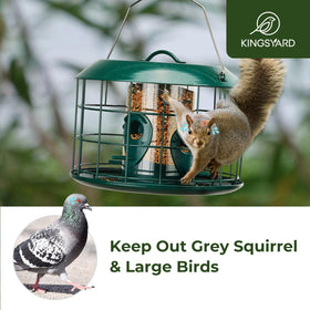 Chew-proof durable metal construction resists pests and weather