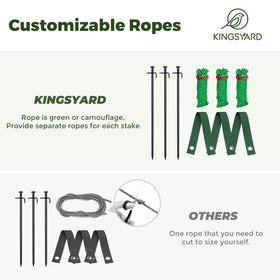 Kingsyard complete staking kit for easy installation and upright tree growth
