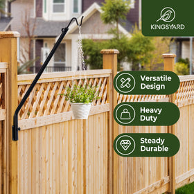 Kingsyard deck hook shows 360-degree rotation for easy repositioning
