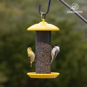 Kingsyard Diamond mesh and circular perch promote comfortable perching.