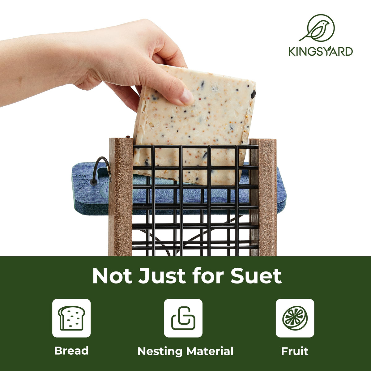 Kingsyard easy top-fill design simplifies refilling