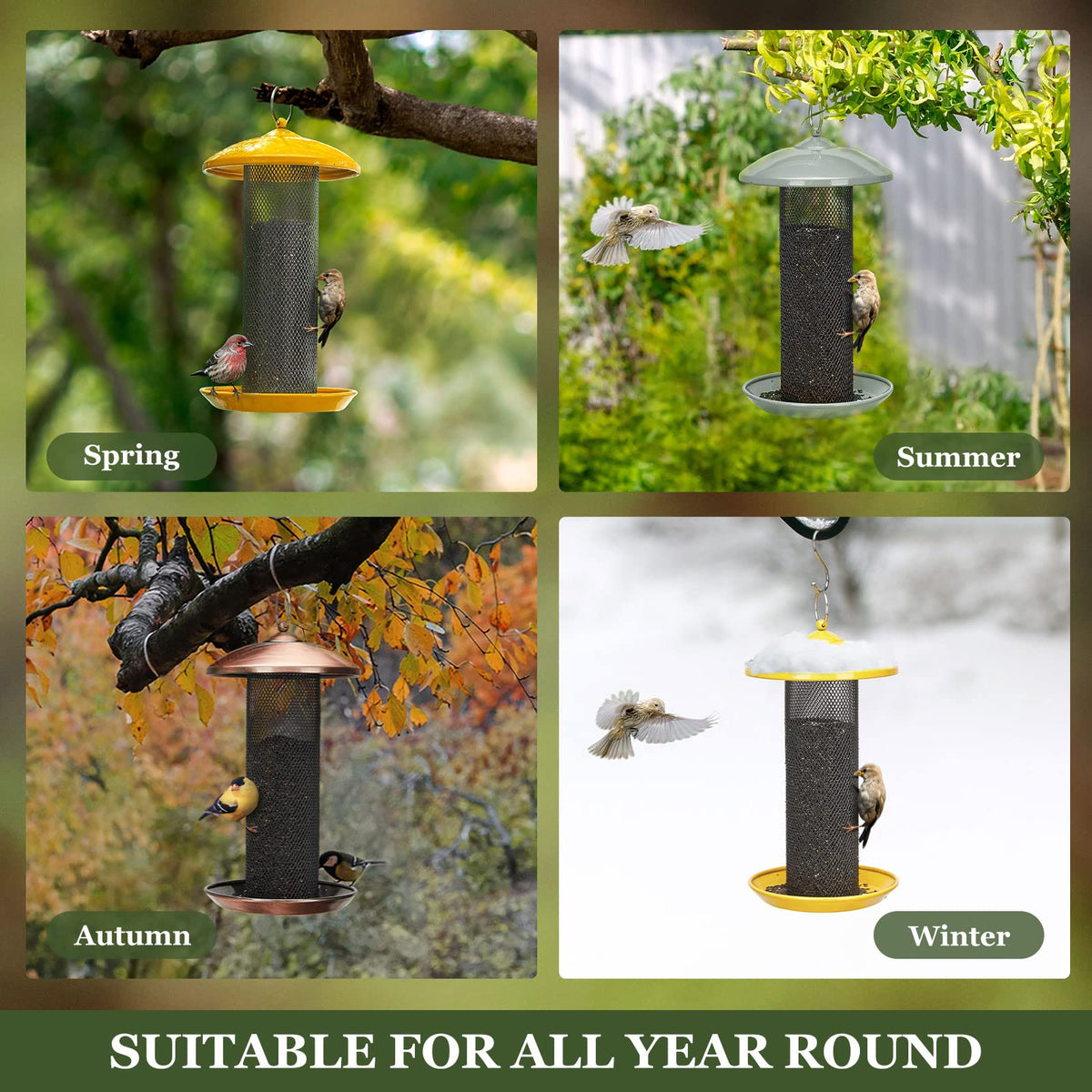 Kingsyard gift-ready bird feeder for garden lovers and bird watching.