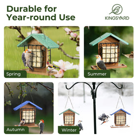 Kingsyard gift-ready bird feeder ideal for nature-loving friends and family.